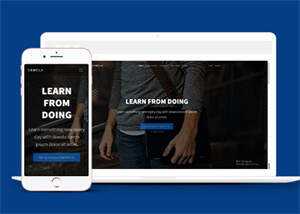前端技术在线教育HTML5模板 - 项目资源网