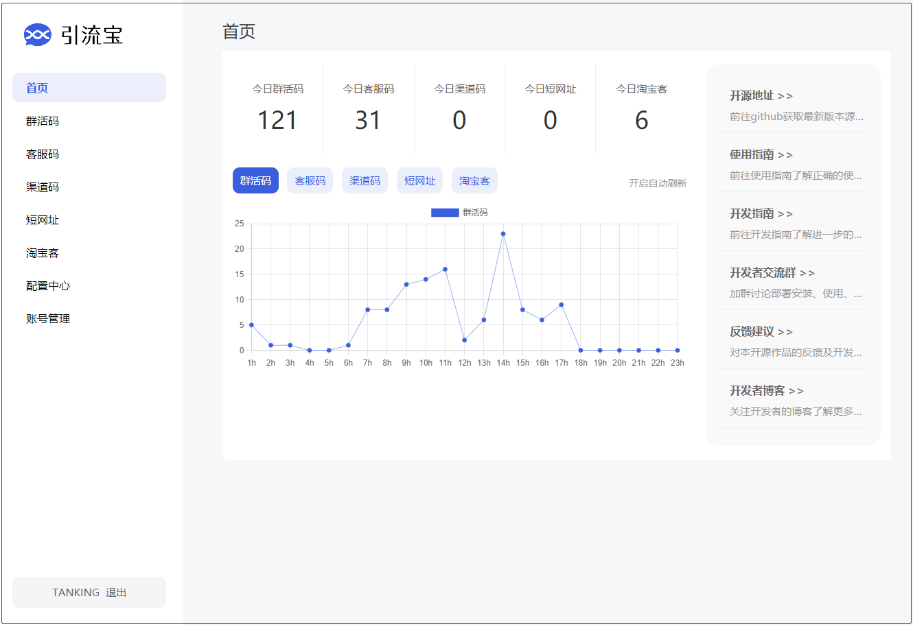 引流宝 liKeYun 活码网站源码 微信活码管理平台源码 - 项目资源网