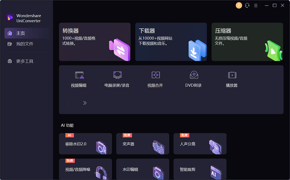万兴优转 UniConverter v14.1.15.171 解锁 VIP 便携版 - 项目资源网