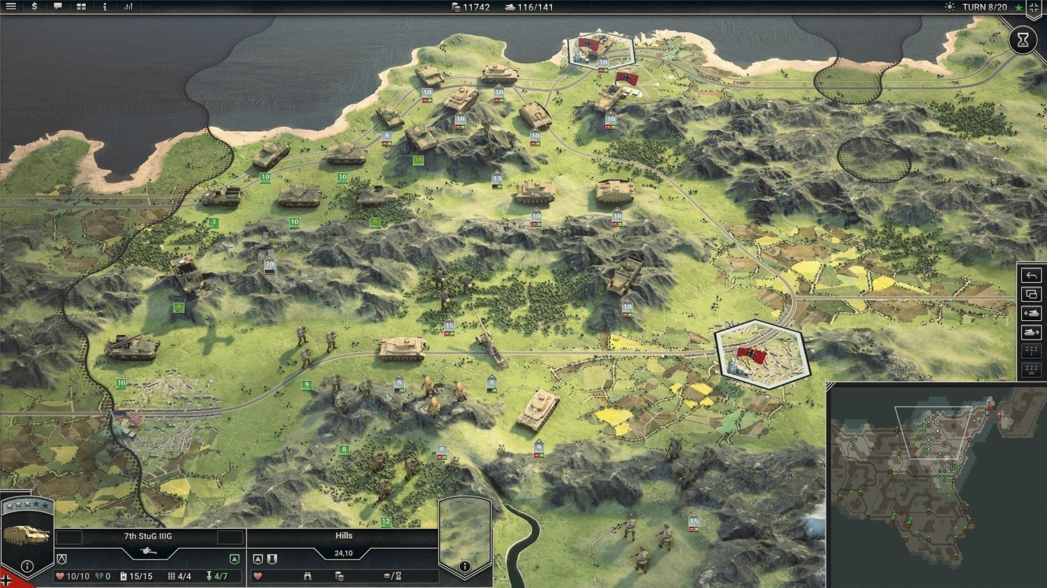二战回合制策略游戏「装甲军团2」v1.2.4中文版 - 项目资源网